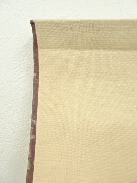 可寛菴竹眞 筆 四葉之内 瀧　竹　松柏　菊　掛け軸　真作　肉筆　骨董品 可寛菴竹眞 筆 四葉之内 瀧 竹 松柏 菊 掛け軸 真作